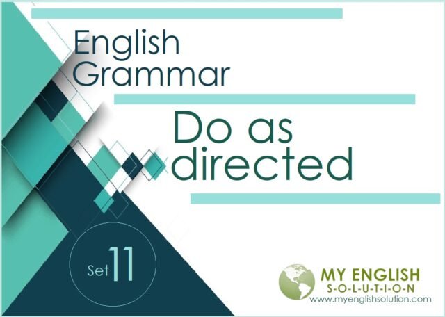 Grammar- Do as directed examples_11