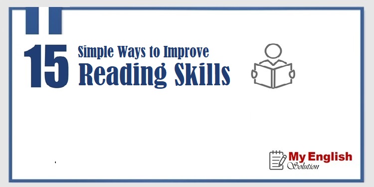 simple ways to improve reading skills
