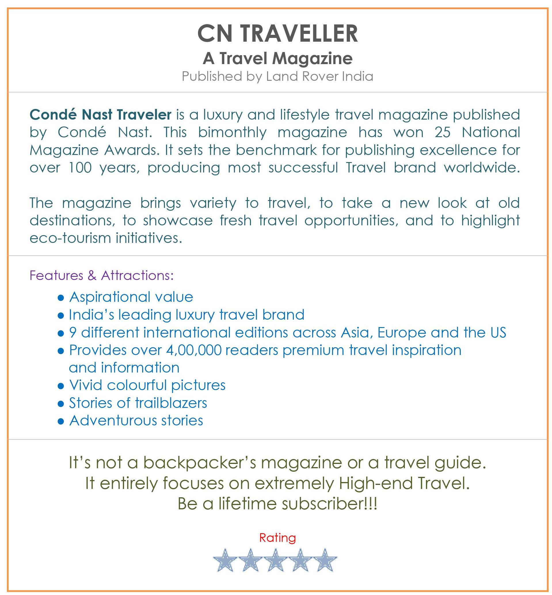 Book Review_MAGAZINE_ CN TRAVELLER