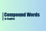 Compound words in English
