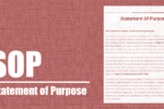 Statement of Purpose- SOP